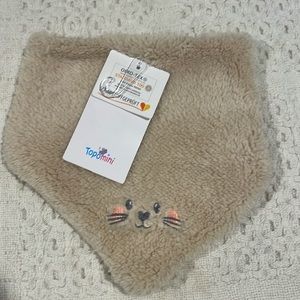 Topo Mini Fleece Bandana Bib NWT